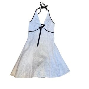 Vintage 90s Jessica McClintock for Gunne Sax Halter Dress — Size 9/10